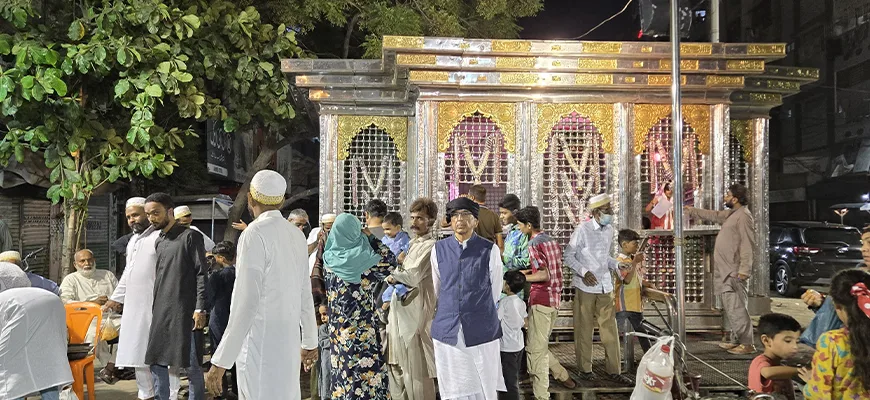 Dr. Mehdi Kazmi Visits Historic Qadeemi Markazi Imam Bargah, Karachi