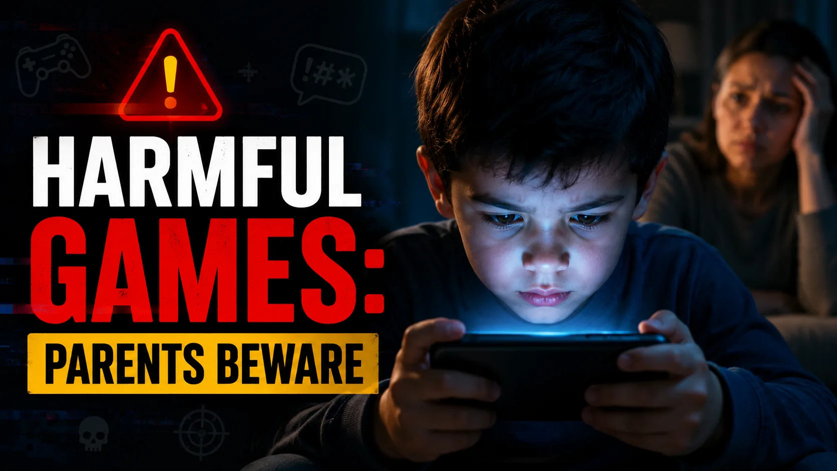 Warning Against Harmful Electronic Games for Children
