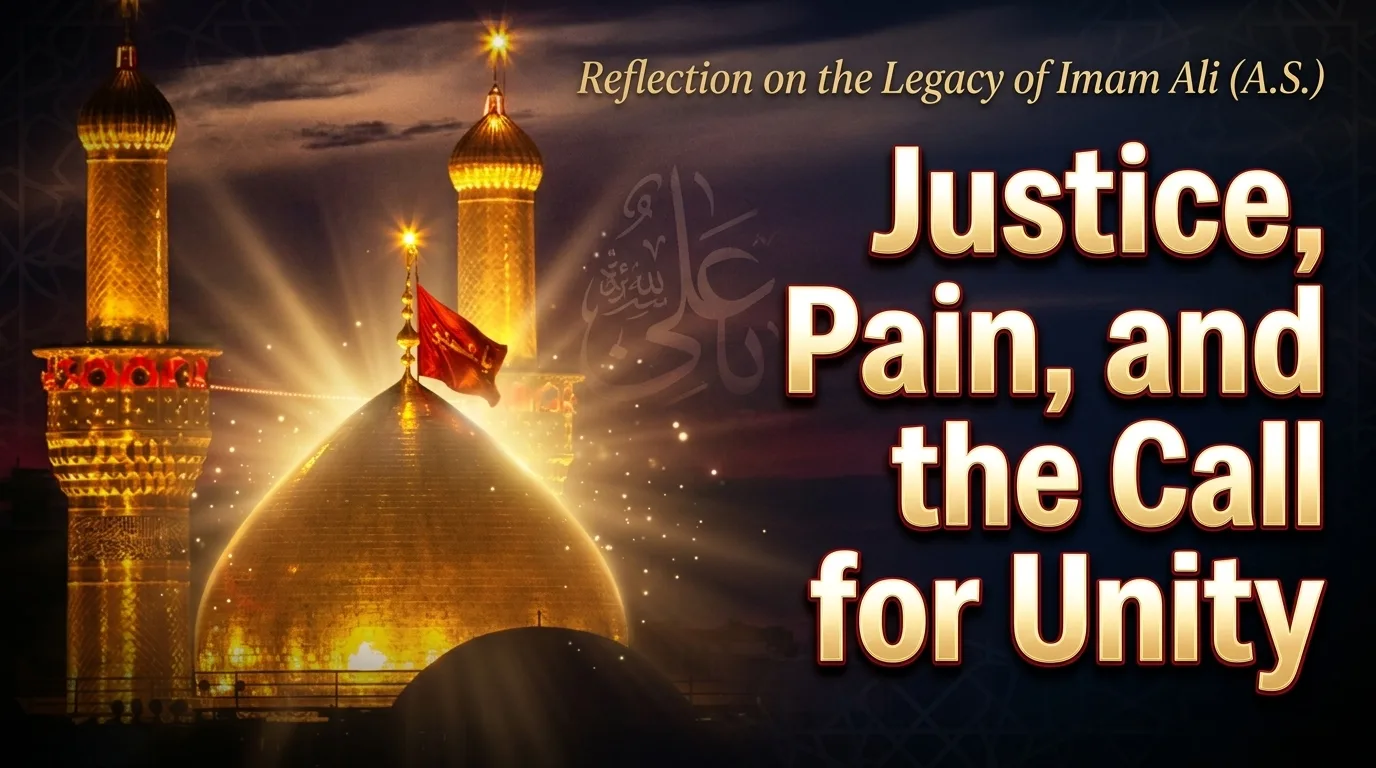 Reflection on the Legacy of Imam Ali (A.S.): Justice, Pain, and the Call for Unity